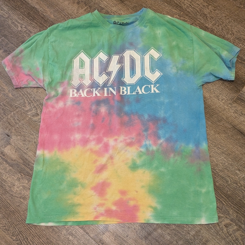 AC/DC tie die T-shirt